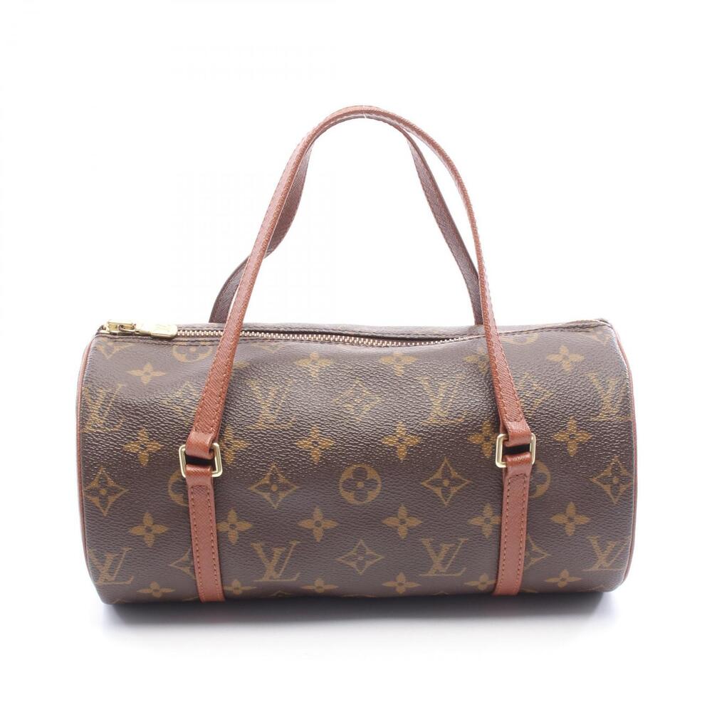 Louis Vuitton Papillon handbag canvas leather Monogram brown